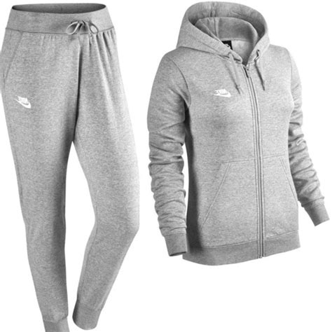 nike anzug schwarz weiß damen|jogginanzüge damen.